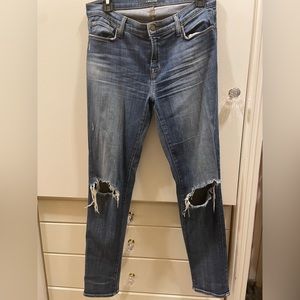 J brand frayed jeans size 28 mid rise